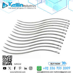 เข็มผ่าตัดหลังการเสียชีวิต ปลายโค้งสองชั้น สำหรับการตรวจชันสูตรศพ  เครื่องมือแพทย์แบบใช้มือ จากเมืองเซียลคอต ประเทศปากีสถาน - Product Image 6