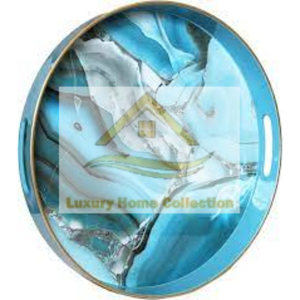 Wooden Enameled and Powder Coated Tray White Color for Food Snack and <b>Sweets</b> Serving and Display in Wedding and <b>Birthday</b> Parties - Product Image 4