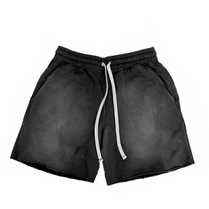 High Quality Men's Gym <b>Shorts</b> Custom Logo Cotton <b>Shorts</b> Acid Washed High Quality Casual Style Embroidered <b>Technics</b> - Product Image 1