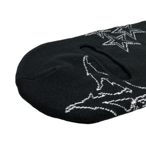 Cagoule tricotée personnalisée 3 trous avec logo sur mesure, style streetwear, pour l'extérieur et l'hiver, vente en gros - Product Image 3