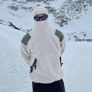 เสื้อมีฮู้ดลายนินจาหนาอบอุ่นมีกระเป๋าแบบกำหนดเองฤดูหนาว - Product Image 5