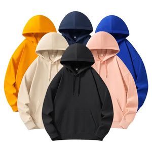 Sudaderas con capucha unisex de calidad superior de lana pesada logotipo personalizado de bolsillo sudaderas de invierno respetuosas con el medio ambiente estilo Streetwear - Product Image 2