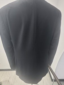 Veste <span class=keywords><strong>de</strong></span> luxe NAYIJI pour homme, nouvelle collection, bleue, à col plat, idéale pour le quotidien et les occasions formelles, motif à carreaux. - Product Image 4