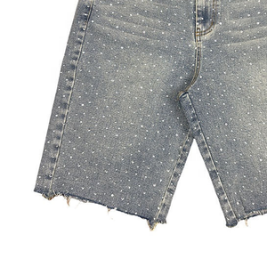 <b>Slim</b> <b>Fit</b> Ripped <b>Shorts</b> Lightweight Fabric Summer Trendy Look Casual Street OEM Supply - Product Image 4