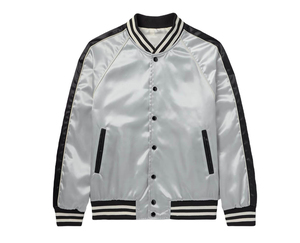 Chaqueta cortavientos de lona cómoda personalizada para hombre, chaqueta universitaria con cuello levantado y bordado de satén, superventas para invierno, servicio OEM - Product Image 6