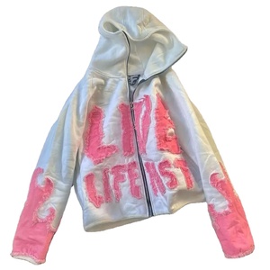 เสื้อฮู้ดผู้ชายแบบรูดซิปแบบเต็มตัวเสื้อมีฮู้ดทนทานแบบสตรีทแวร์รุ่น450 GSM - Product Image 1