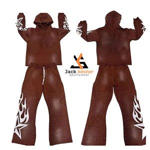 Survêtement de sport pour homme tendance, produit à succès, fabrication en usine, tissu technique à séchage rapide, survêtement vintage - Product Image 3