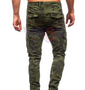 2025 personnalisé hommes vêtements de rue en plein air Baggy Cargo pantalon de haute qualité couleurs unies tricoté Cargo pantalon Style décontracté service oem - Product Image 3