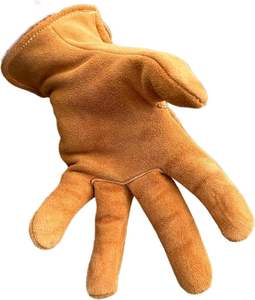 Cuir de vachette véritable construction d'une durabilité exceptionnelle, jardinage, Ranch Wear Gants de travail renforcés réglables - Product Image 3