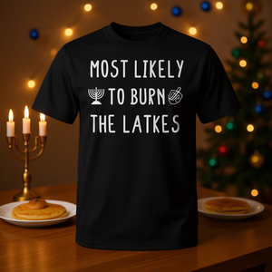 Maglietta per la festa di Hanukkah: la più probabile tra le magliette per feste ebraiche in cui si mangiano i latkes - Product Image 3