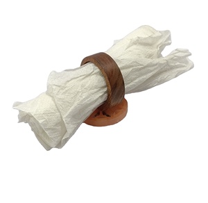 Servilleteros de madera y resina almacenados por el fabricante para decoración de Mesa para el hogar, Hotel, restaurante, bodas, fiestas - Product Image 1