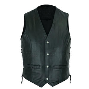 Vêtements décontractés Gilet en cuir pour hommes à prix raisonnable Gilet en cuir pour hommes, respirant et chaud pour l'hiver En stock - Product Image 1
