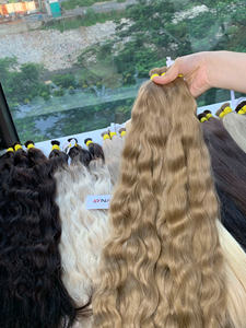 Extensiones de cabello Remy vietnamita blanqueado Super doble calidad Premium textura suave y sedosa acabado ondulado sin enredos - Product Image 6