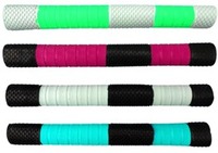 Poignée de batte de cricket antidérapante durable en caoutchouc naturel, écologique, couleur personnalisée, design sur mesure, haute qualité, prix avantageux, vente en gros