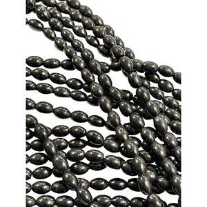 Collar de cuentas de Coral negro de alto grado, hebras de cuentas de forma ovalada, cuentas de piedras preciosas de alto grado, cuentas sueltas para la fabricación de joyas - Product Image 4