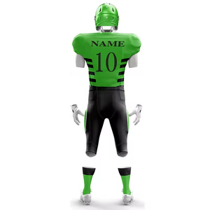 Vêtements de terrain d'athlétisme conçus pour la ténacité du jeu avec des zones d'aération complètes stylées comme un uniforme de maillot de football américain haut de gamme - Product Image 6