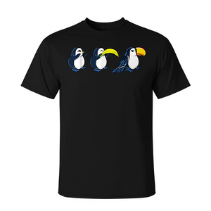 T-shirt con meme di umorismo e scherzi sugli animali: Uccello, Banana, Tucano - Product Image 2