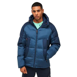 2025 nueva chaqueta acolchada personalizada de moda para hombres ropa de invierno de alta calidad con cuello levantado opción al por mayor transpirable OEM - Product Image 1
