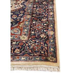 Tapis en laine noué à la main Aalam Blue Pae-5324 9x12 rectangulaire à motif médaillon pour la décoration de la maison, du salon ou de l'couloir - Product Image 4