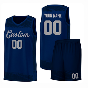 Ensemble d'uniformes de basketball personnalisés, maillot et short respirants à séchage rapide, kit d'équipe personnalisé pour l'entraînement de basketball pour hommes - Product Image 1
