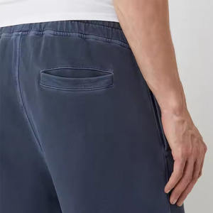 Shorts pour hommes 100% coton de haute qualité Logo personnalisé Vêtements de sport décontractés Motif solide Prix de gros avec service OEM - Product Image 3