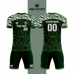 Uniforme de Fútbol Personalizado por Sublimación, Unisex, 100% Poliéster, Transpirable, con Malla de Ventilación, Elástico, Cómodo, de Secado Rápido, Pantalones Cortos - Product Image 1