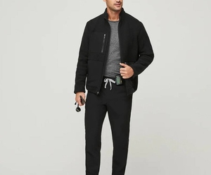 Chaqueta de fregado médico de grado hospitalario profesional Lona duradera Diseño de bolsillo funcional de fácil cuidado para profesionales médicos - Product Image 5