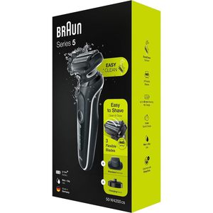 Afeitadora Eléctrica para Hombre, Resistente al Agua IPX7, Mini Afeitadora Rotativa Inalámbrica de Doble Cuchilla, en Alemán - Product Image 5