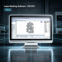 Logiciel de marquage laser 3D EZCAD3, logiciel de gravure laser 3D, logiciel de contrôle Galvo 3D, système de traitement laser de surface 3D