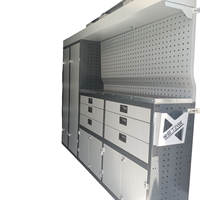 Étagères de rangement modulaires en métal de haute qualité OEM, 18 tiroirs, dimensions personnalisables, armoires à outils, revêtement en poudre