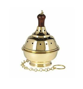 Quemador de incienso de latón de calidad especial de diseñador tallado a mano con cadena Quemador de incienso de lujo de diseño más moderno - Product Image 1