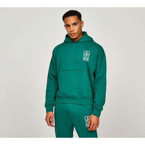 Sweat à capuche léger et respirant 100 % coton pour homme, col gaufré, logo personnalisé, broderie 3D, impression sérigraphique, hiver – Meilleures ventes - Product Image 2