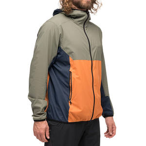 Veste coupe-vent tactique technique en toile imperméable avec logo personnalisé pour fabricant de vêtements 2026, col montant, logo frontal - Product Image 4