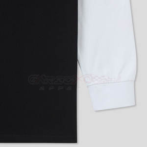 Couches Look t-shirt hommes Double manches longues à la mode 100% coton haut Streetwear hommes Double manches longues t-shirt - Product Image 6