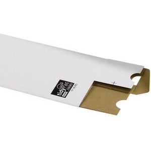 กล่องกระดาษแข็งสีขาว TidyPac Versandhlse ขนาด 7.5 x 7.5 x 110 ซม. (กว้าง x สูง x ยาว) แบบมีฝาปิด ประเภทสินค้า ซองกระดาษ - Product Image 1