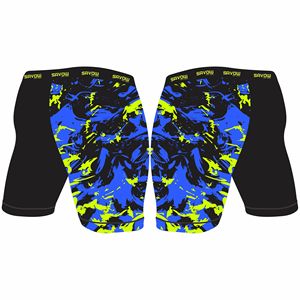 Pantalones Cortos de Compresión Unisex con Logotipo Frontal al por Mayor, Gruesos y de Soporte para Gimnasio, Recuperación Muscular y Fitness de Compresión Cruzada - Product Image 5