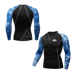 Nueva Llegada, Camiseta de Protección Solar Personalizada, Transpirable, Marca Privada, Alta Calidad, Spandex/Poliéster, MOQ Bajo - Product Image 1