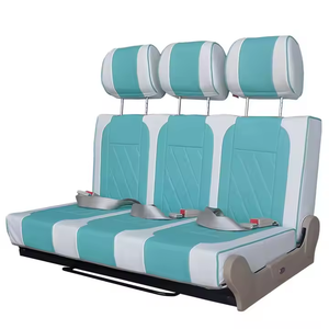Siège arrière <span class=keywords><strong>rabattable</strong></span> pour fourgonnette trois places, siège triple avec ceinture de sécurité indépendante pour camping-car, fourgonnette, MPV, intérieur - Product Image 2