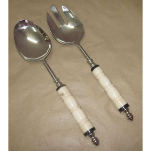 Juego de cubiertos de acero inoxidable en diseño hecho a mano con acabado de espejo perfecto para artículos de hotel y juegos de cubiertos de comedor de boda - Product Image 3