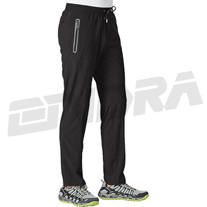 Pantalon de randonnée léger à séchage rapide pour hommes avec fermeture à glissière, respirant, imperméable et coupe-vent, parfait pour les voyages d'aventure en plein air - Product Image 3