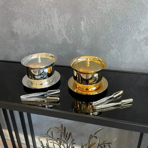 Cubo de hielo de metal de calidad superior con asas resistentes, perfecto para mantener las bebidas frías en fiestas, bodas y eventos al aire libre - Product Image 1