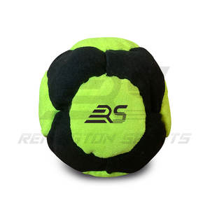 Footbag กระสอบ Hacky โลโก้ที่กําหนดเองและบรรจุเม็ดพลาสติกทรายโลหะขายส่งกระเป๋าหนังนิ่มสังเคราะห์และกระสอบ Hacky - Product Image 2