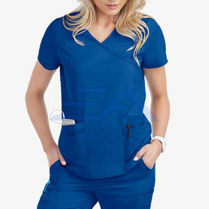 Blusas Médicas Personalizadas 2025 para Mujer, Estilo Cruzado, Ligeras, Duraderas y de Alta Calidad - Product Image 2