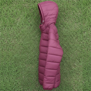 Veste matelassée oversize de qualité supérieure avec fermeture éclair, chaude pour l'hiver, personnalisée, respirante, épaisse, imperméable, col montant - Product Image 4