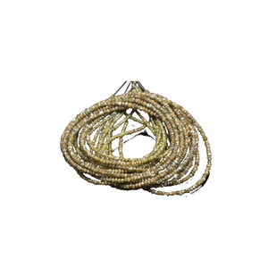 Vente chaude Belle Naturel Jaune Diamant Perles Brutes Brins 3mm Pierre Fabrication de Bijoux Collier Utilise Fabriqué Inde - Product Image 3