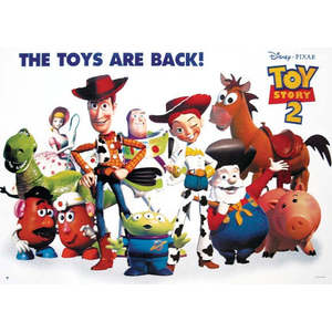 Toy Story 2 Canvas and Vinyl <b>Poster</b> Digital Printed Decorative Flags and Banners - Product Image 1