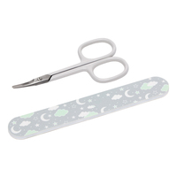 Ciseaux à ongles professionnels en acier inoxydable, courbés et précis, pour cuticules, à lame émoussée et tranchante, pour manucure, pour droitiers, vente en gros