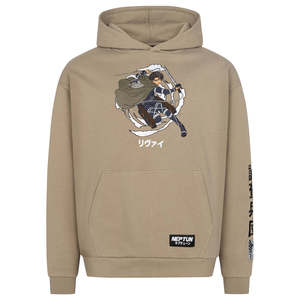 Sudadera con Capucha Casual de Otoño con Estampado de Ataque a los Titanes, Neptune, Etiqueta Personalizada Bordada en 3D, Talla XS, Tejido French Terry de 400 g/m² - Product Image 1