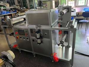 Machine de laminage numérique rouleau à rouleau avec lames de dégauchissage et têtes de revêtement intégrées à fil, <span class=keywords><strong>four</strong></span> de 0,5 mètre pour l'application de revêtement par rouleau - Product Image 3