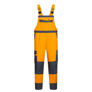 Vente en gros de vêtements de travail d'ensemble de haute qualité pantalon à bretelles d'hiver pour hommes de sécurité réfléchissant haute visibilité vêtements de travail durables pantalon à bretelles - Product Image 3